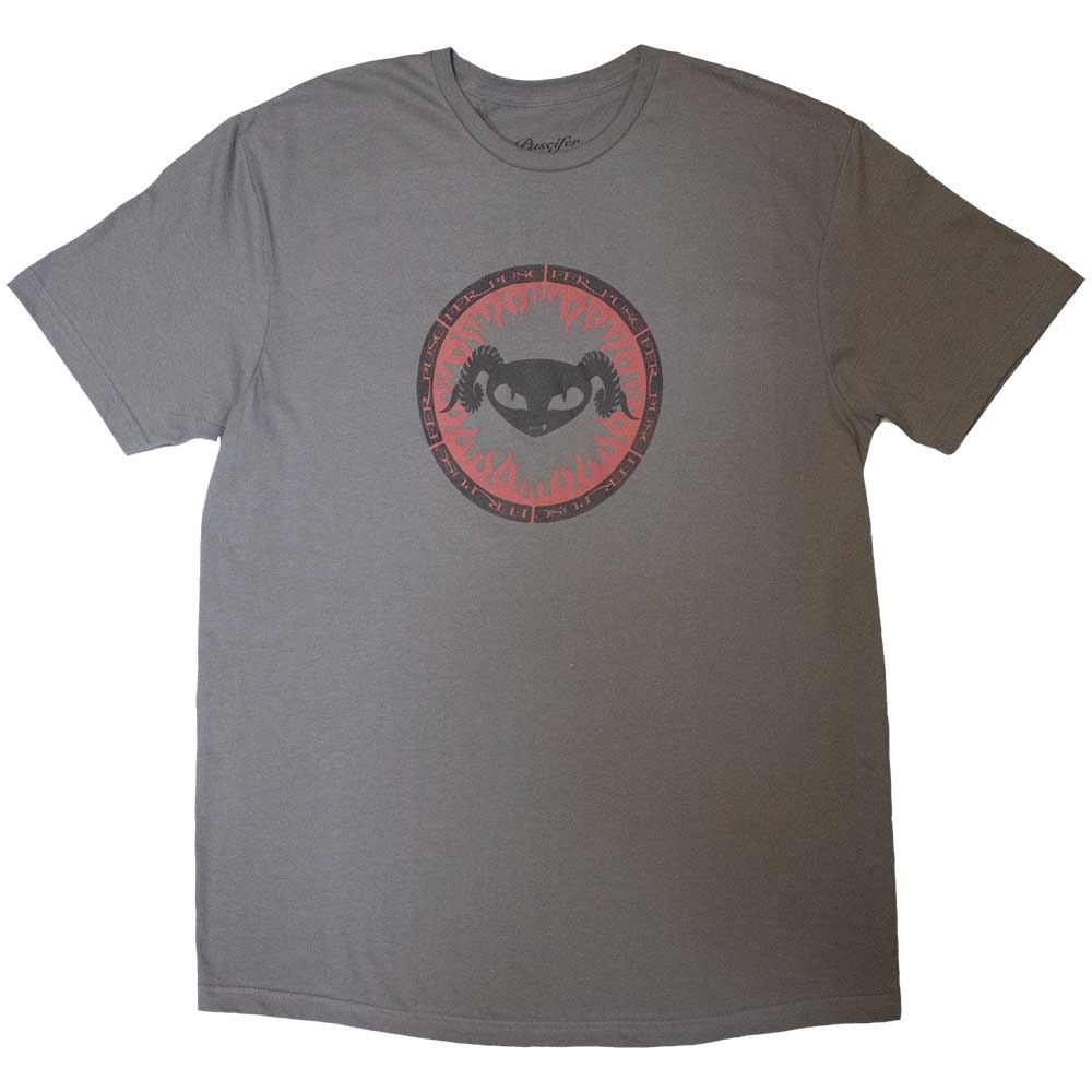Puscifer - Flame Logo Tshirt Homme - Gris